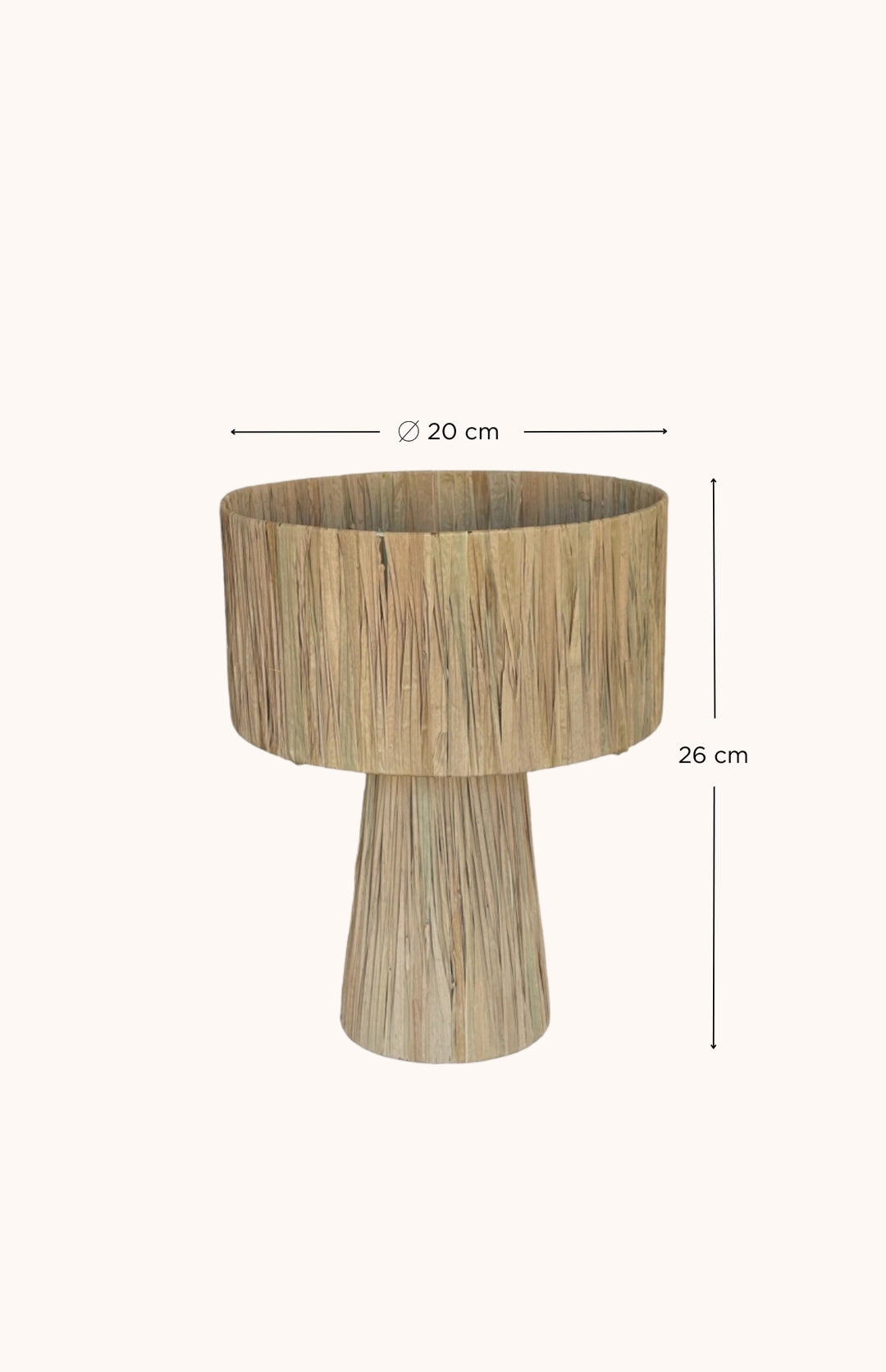 Lampe à poser tambour CASA