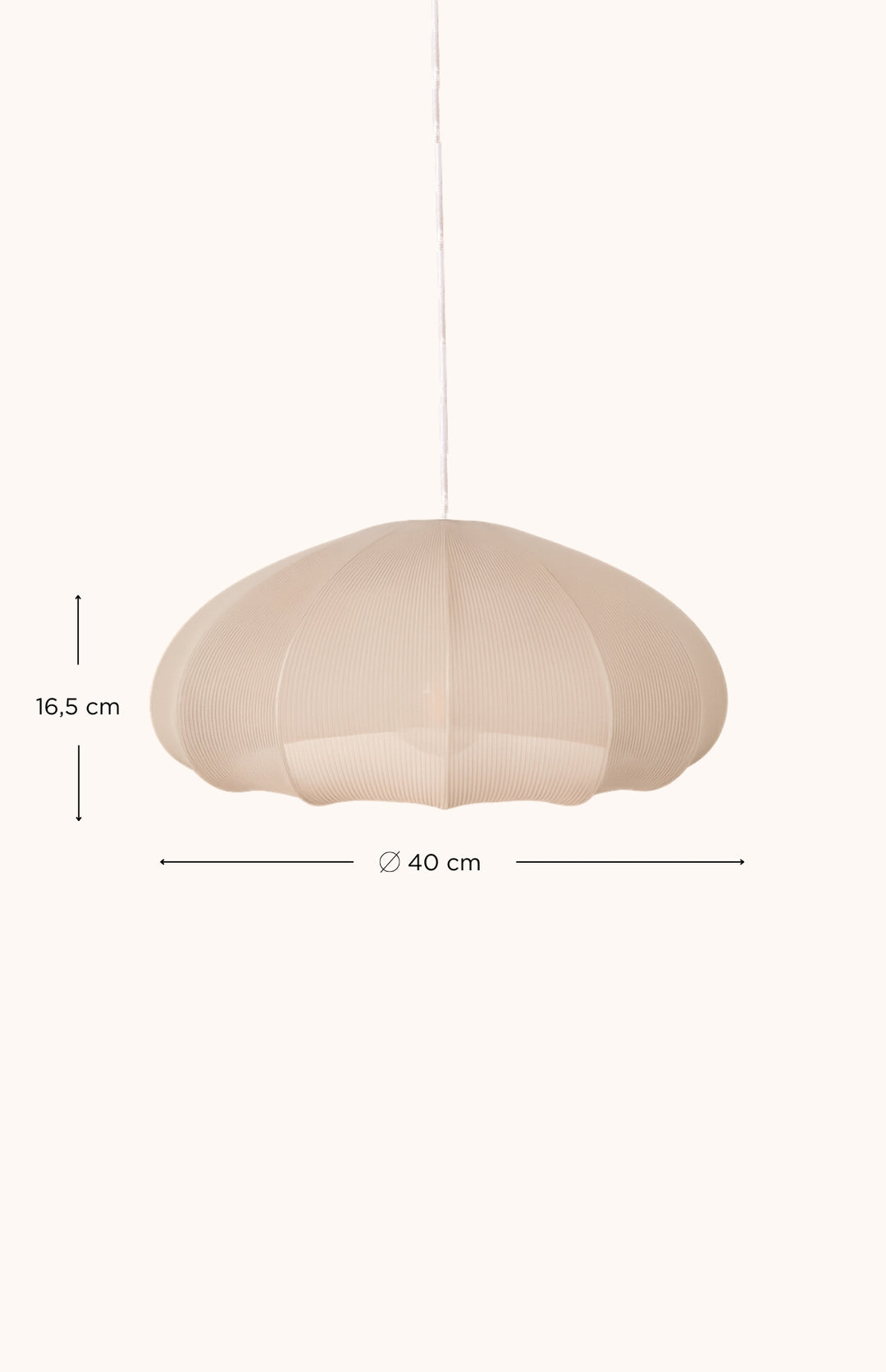 Suspension en tissu CALICE