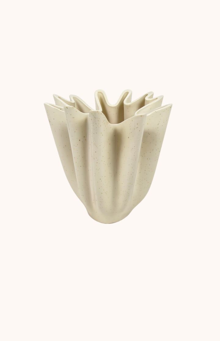 Vase beige VAGUE