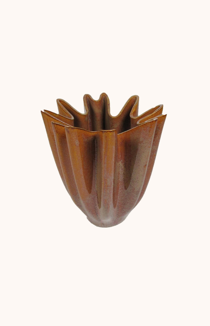 Vase marron VAGUE