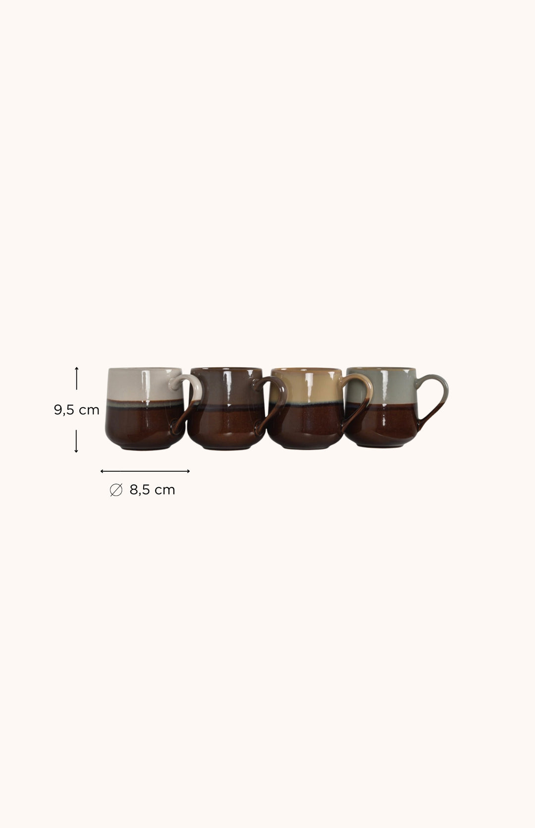 Set 4 mugs LISEA
