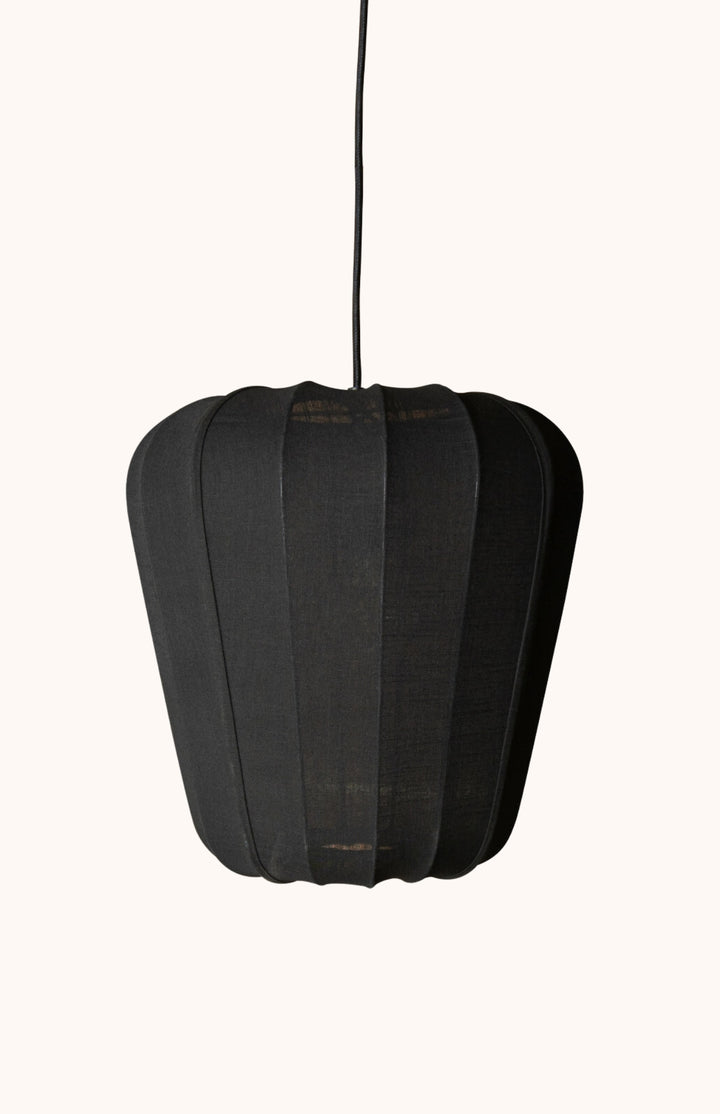 Suspension en fil de coton noir LUMI