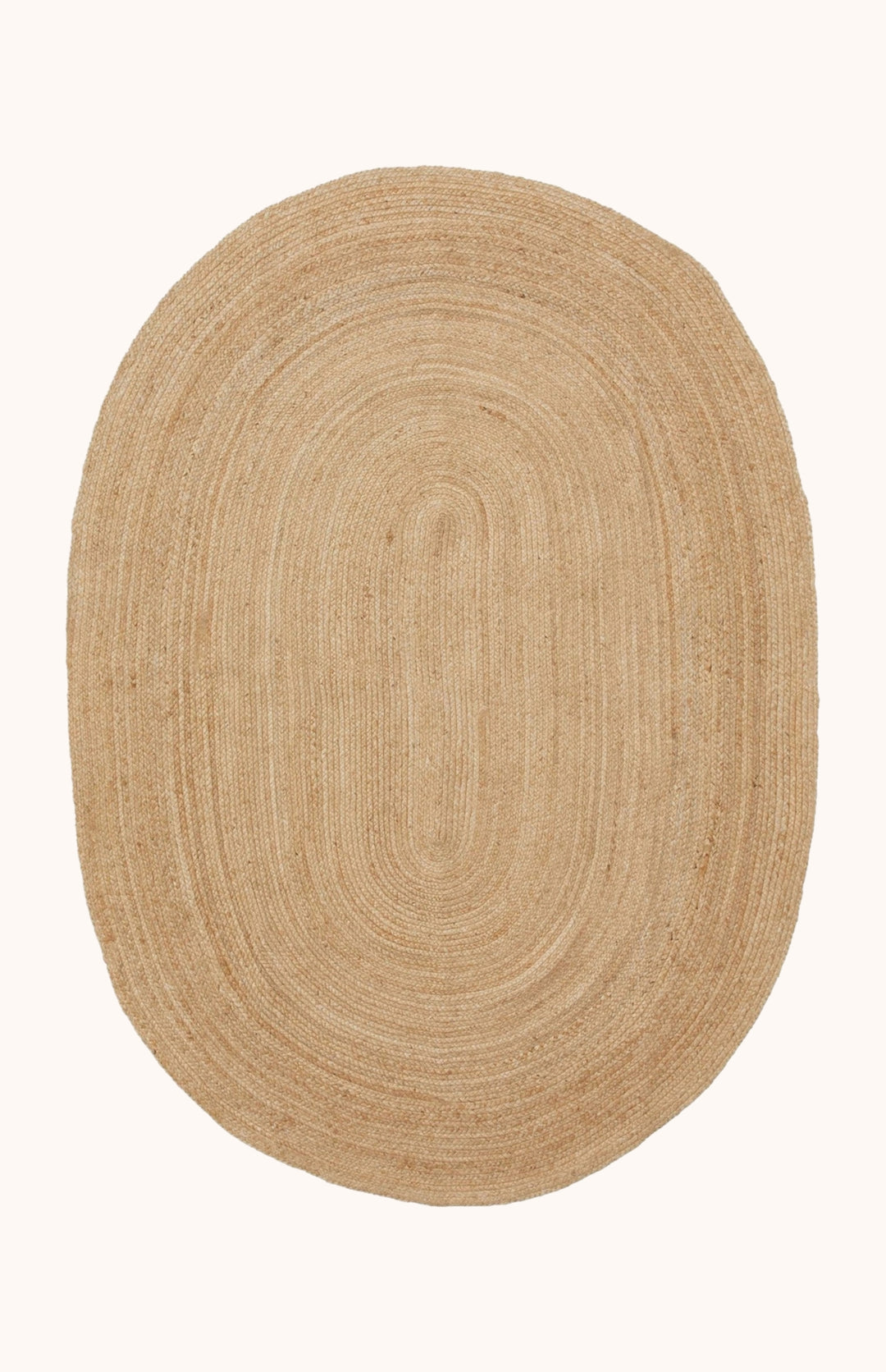 Tapis ovale en jute tressé AMARO