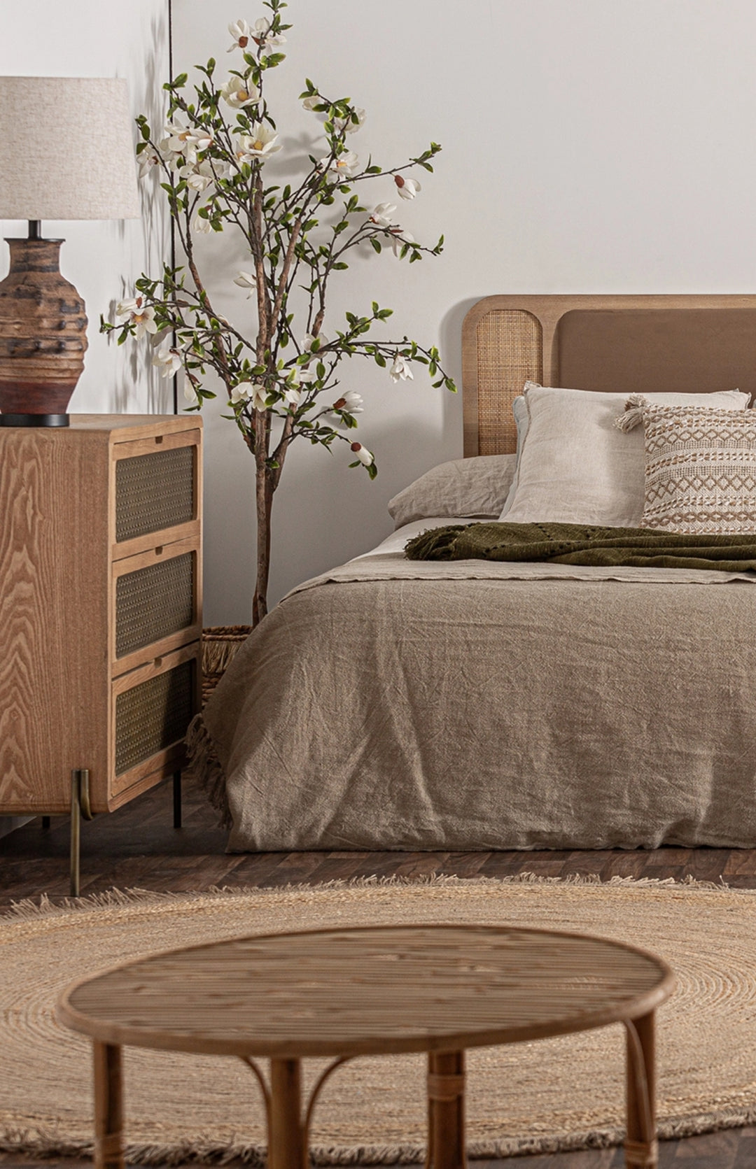 Tapis rond en jute JUNE