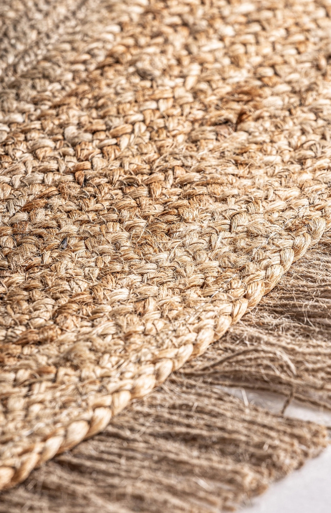 Tapis rond en jute JUNE
