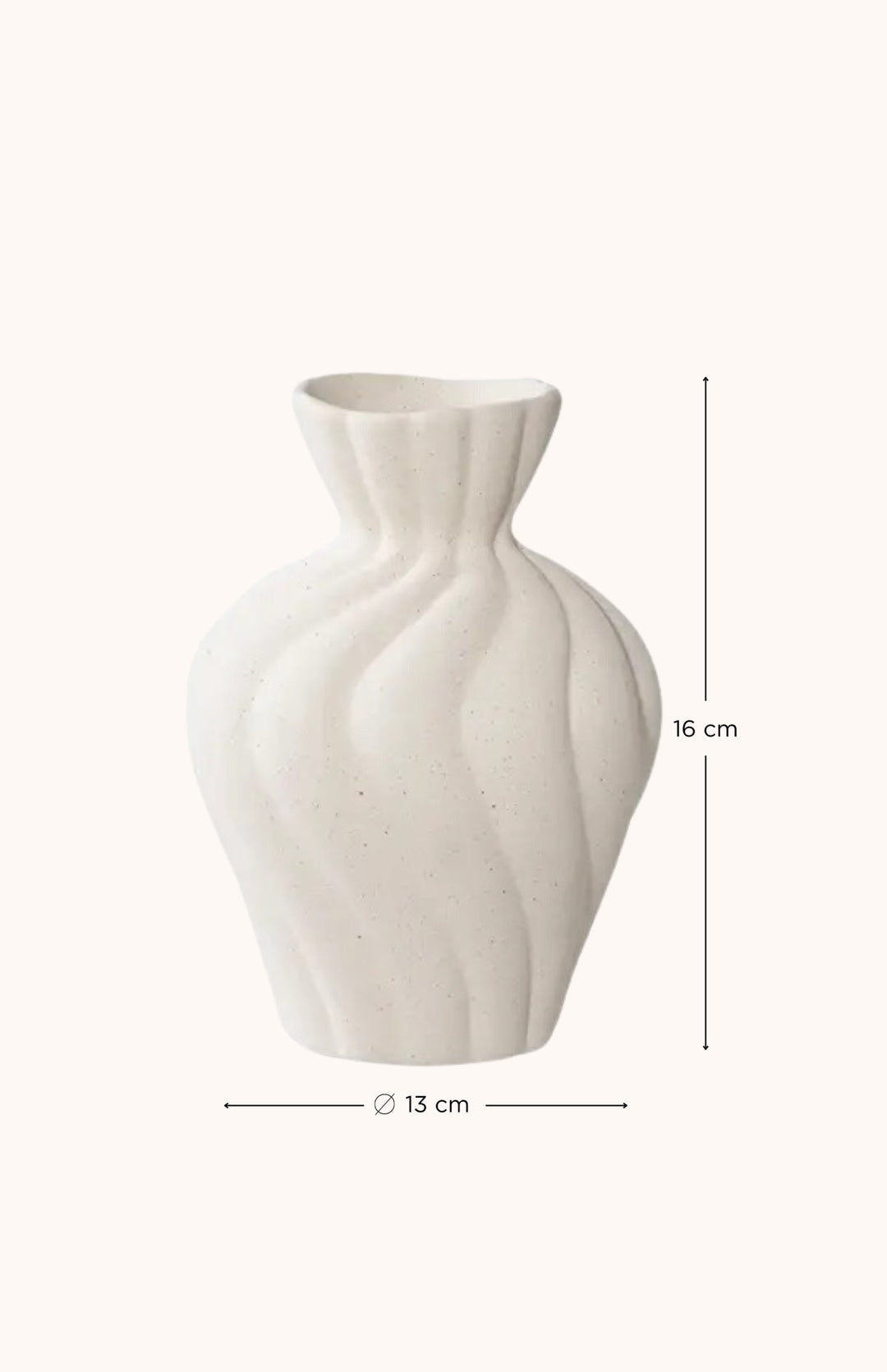 Lot de 2 vases en céramique EZRA