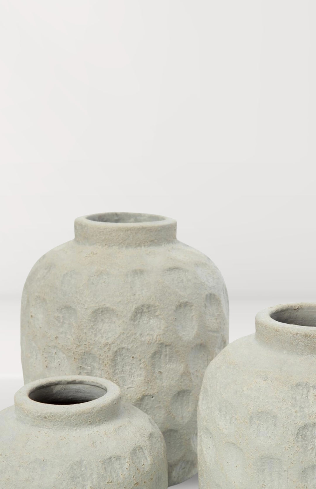 Vase béton beige MESA