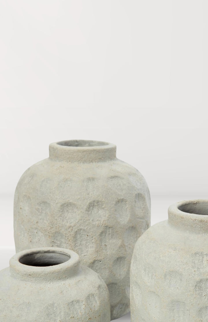 Vase béton beige MESA
