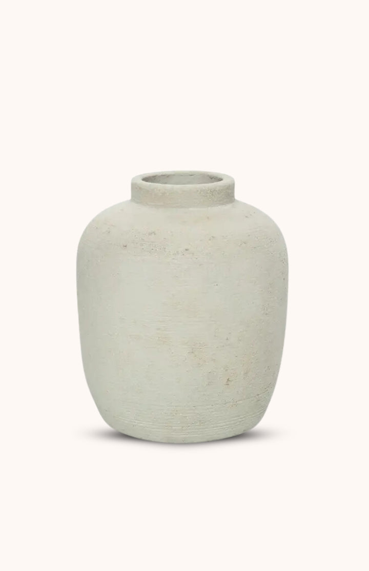 Vase béton beige LENA