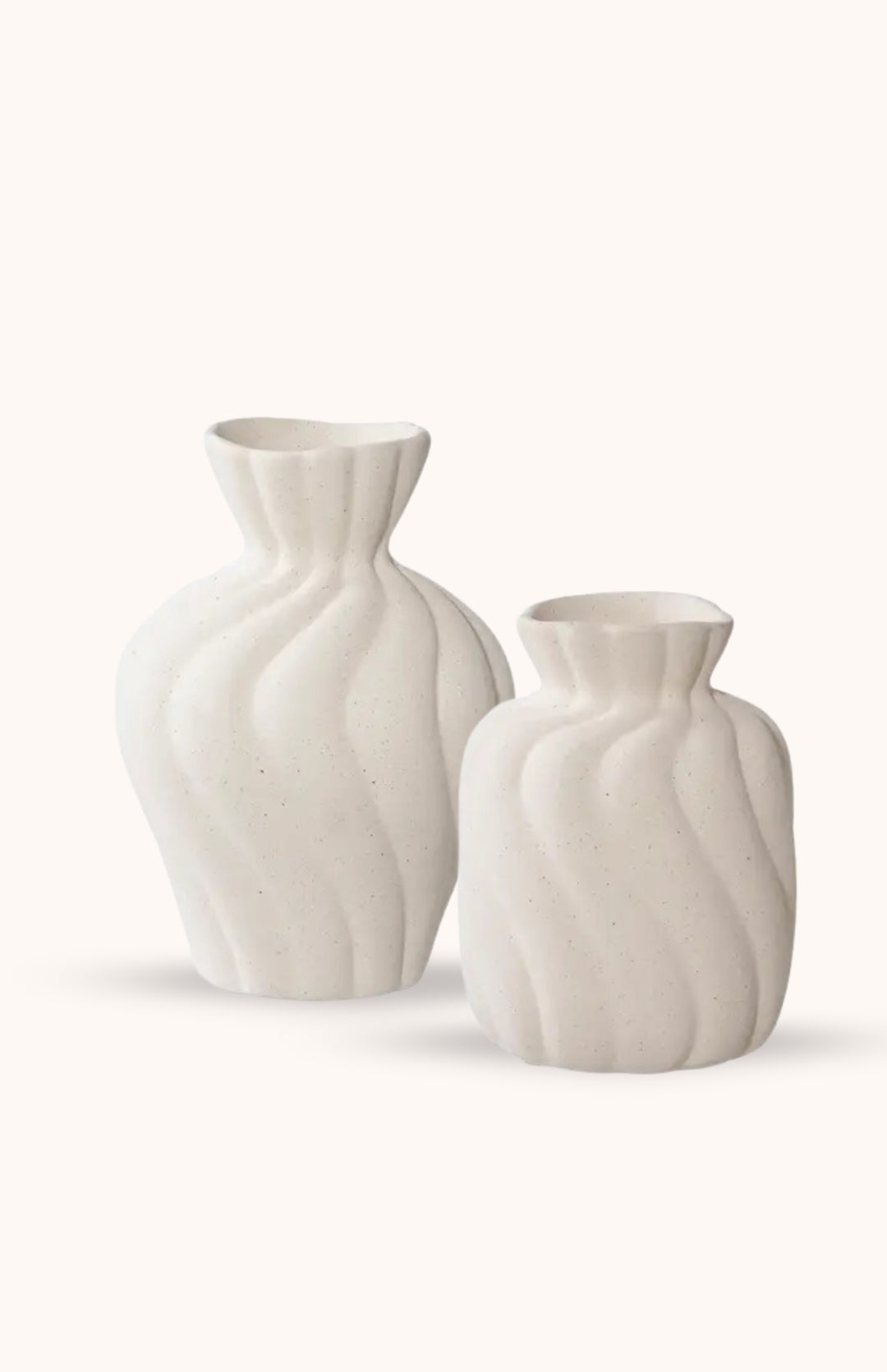 Lot de 2 vases en céramique EZRA