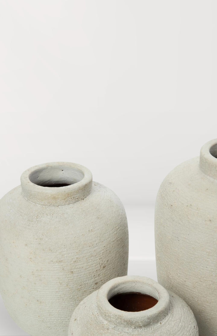 Vase béton beige LENA
