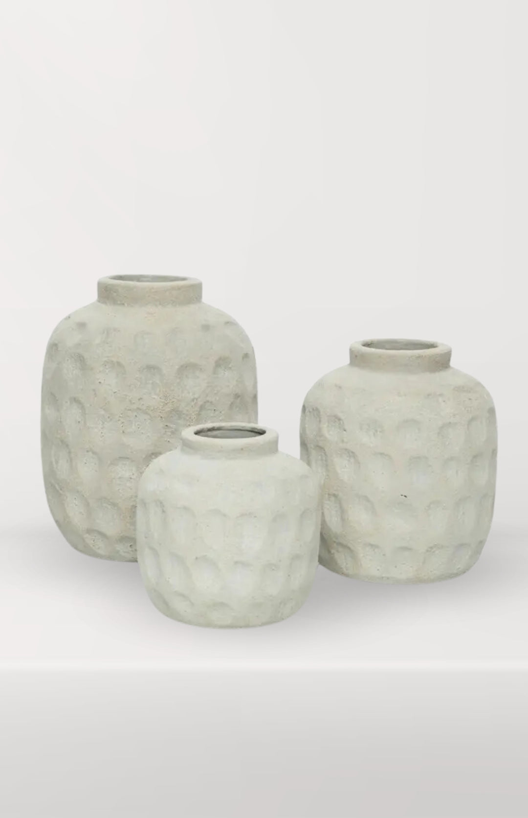 Vase béton beige MESA