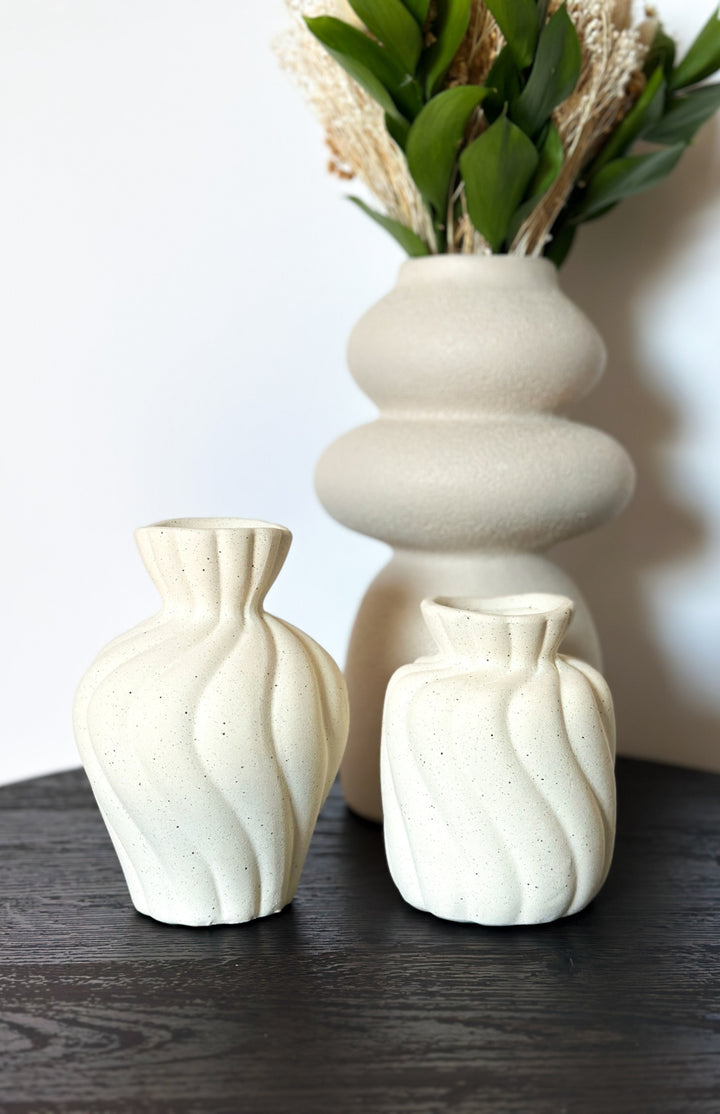 Lot de 2 vases en céramique EZRA