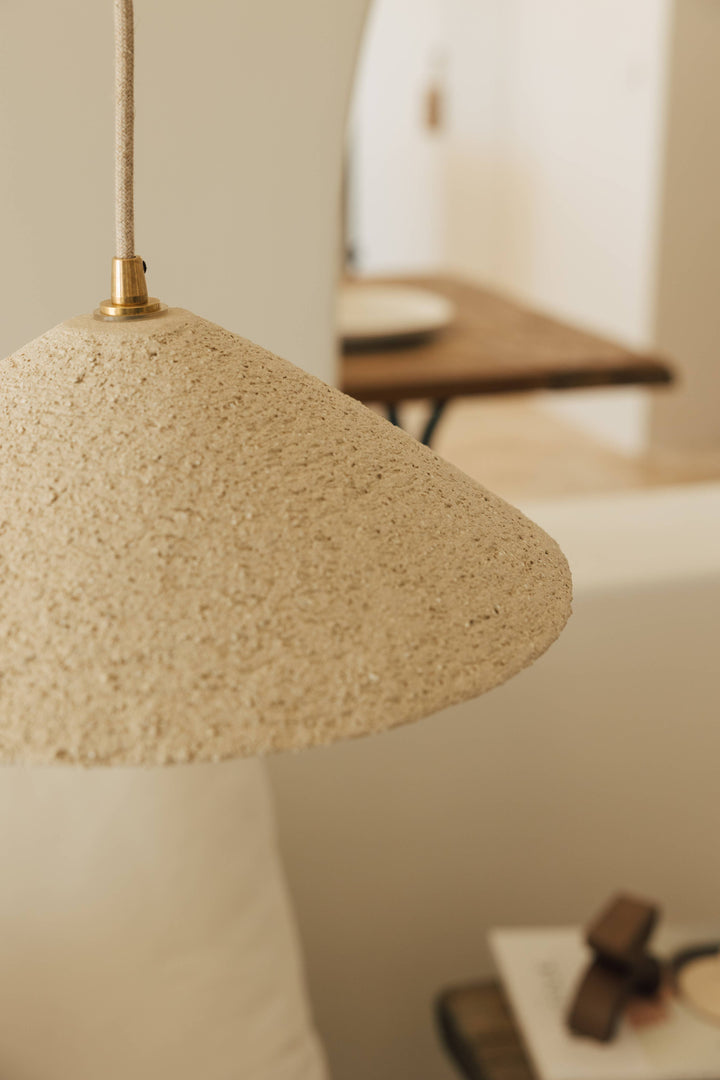 Suspension en grès beige NEXA