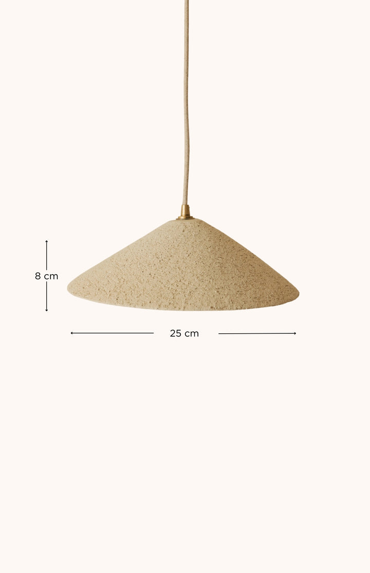 Suspension en grès beige NEXA