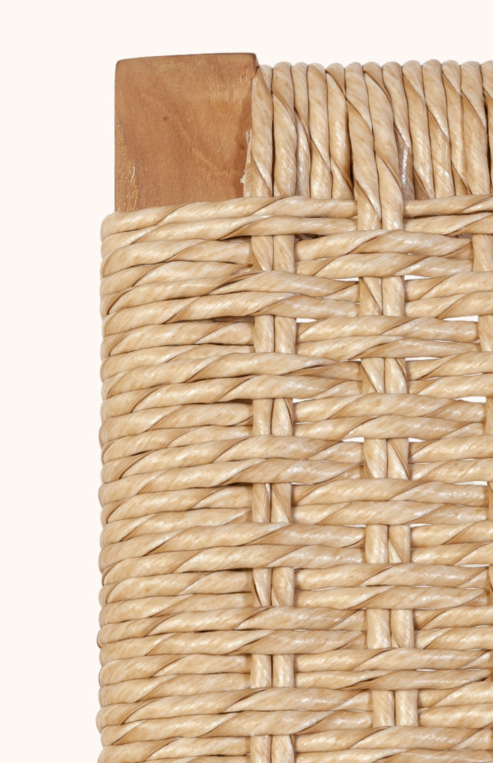 Fauteuil en cordage et teck ARIA